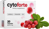 CytoForte kapsle pro cystitidu – recenze, kde koupit, cena v lékárnách, skutečné názory